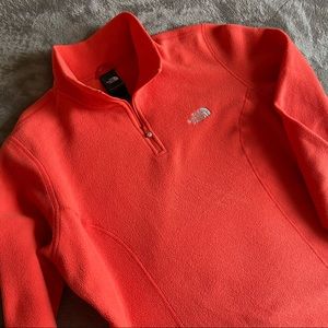 NORTHFACE | Coral Quarter-Zip Fleece Sweater